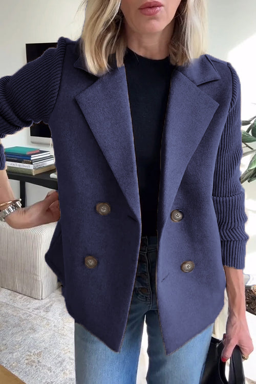 Knightsbridge Knit-Casual Blazer Coat