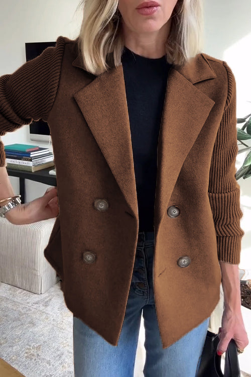 Knightsbridge Knit-Casual Blazer Coat