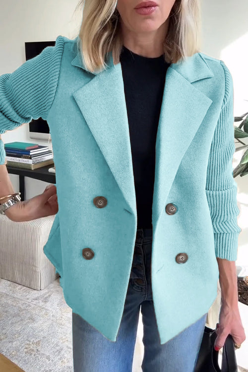 Knightsbridge Knit-Casual Blazer Coat