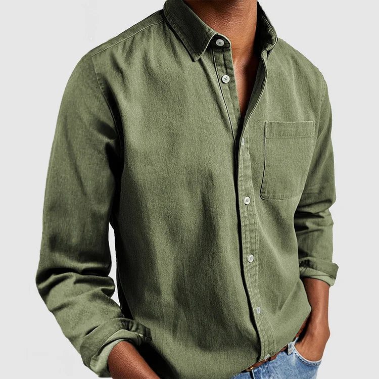 Charles - Camicia Casual Elegante in Cotone