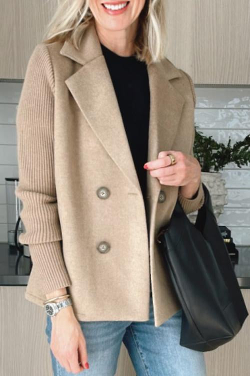 Knightsbridge Knit-Casual Blazer Coat