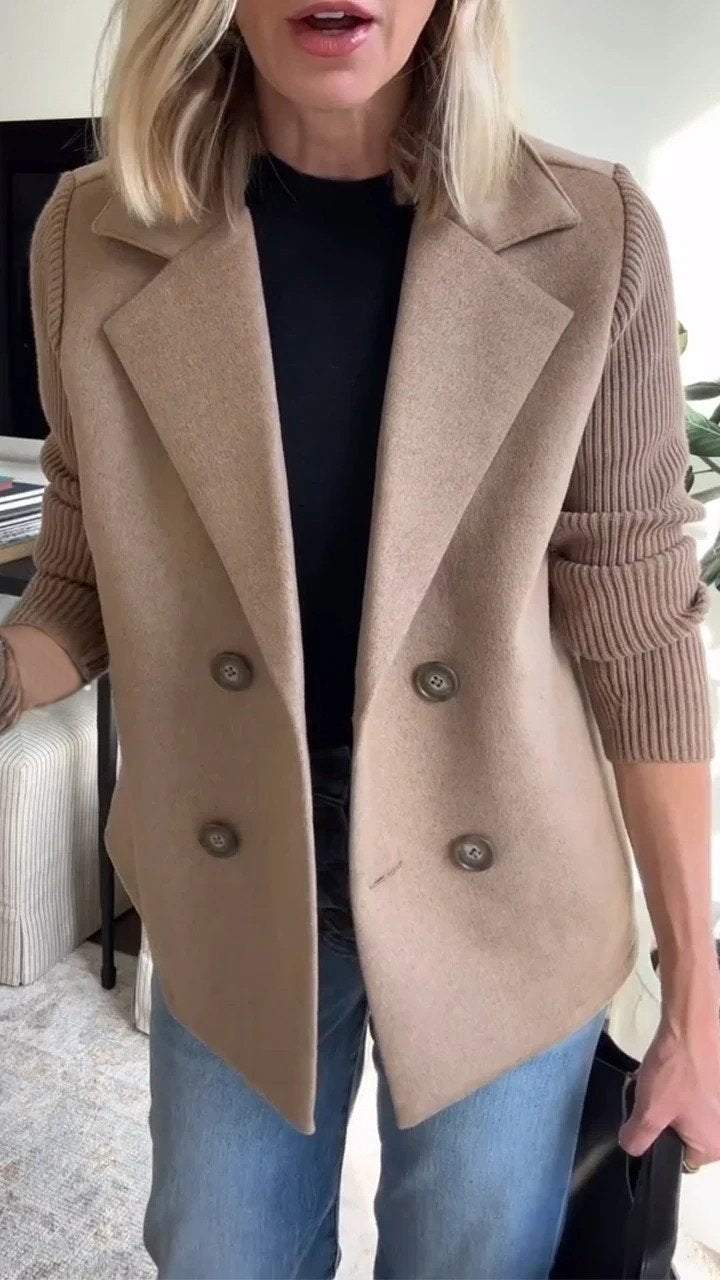 Knightsbridge Knit-Casual Blazer Coat