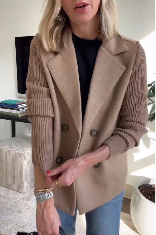 Knightsbridge Knit-Casual Blazer Coat