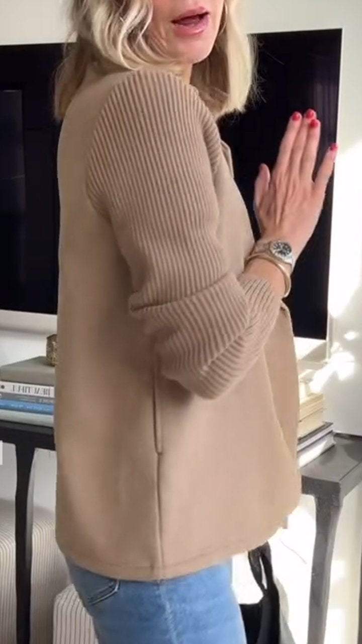 Knightsbridge Knit-Casual Blazer Coat