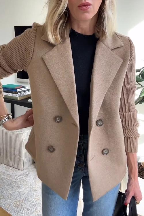 Knightsbridge Knit-Casual Blazer Coat
